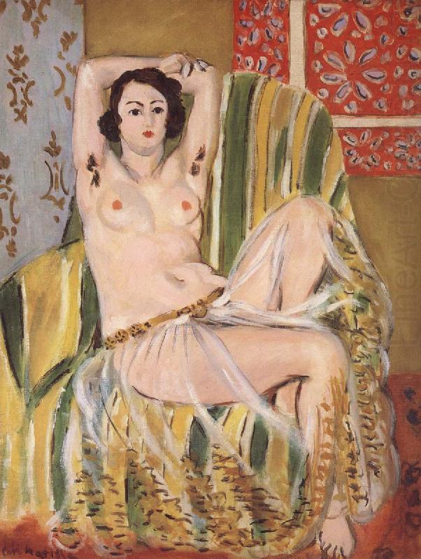 Henri Matisse Odlisk with uppatstrackta arms china oil painting image